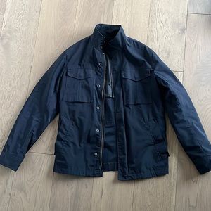 THEORY Waxed Cotton Field Jacket in Medium